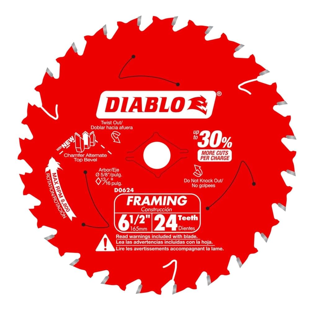 丸ノコ替刃　板金用　6枚セット 丸ノコ チップソー 木工用 165mm 54P 丸ノコ用 替刃 | Rebuild Store